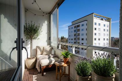 Balkong eller utsiktsbild