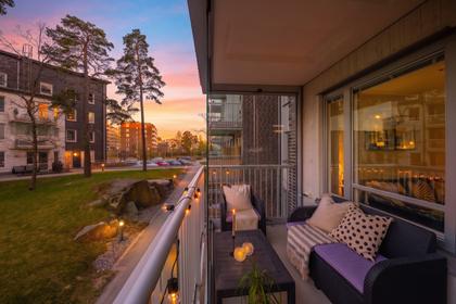 Balkong eller utsiktsbild