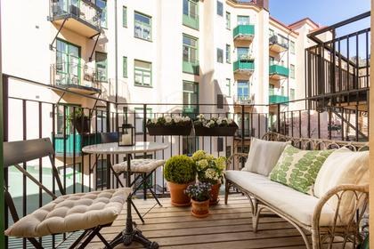 Balkong eller utsiktsbild