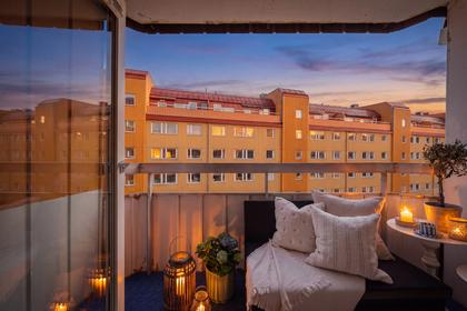 Balkong eller utsiktsbild