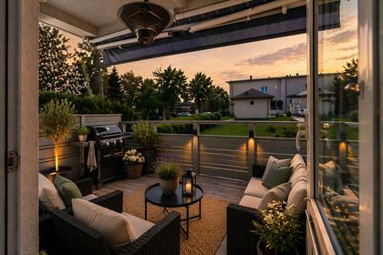 Balkong eller utsiktsbild