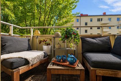 Balkong eller utsiktsbild