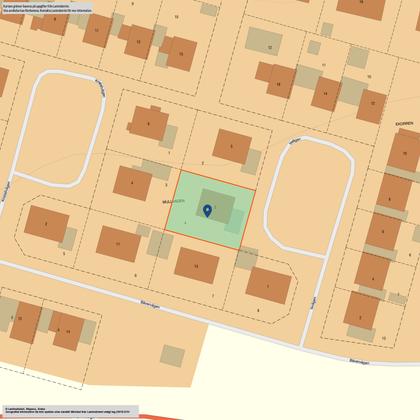 Illustrerad karta över fastigheten eller området