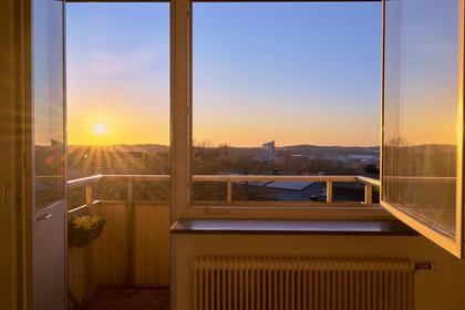 Balkong eller utsiktsbild