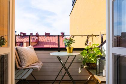 Balkong eller utsiktsbild