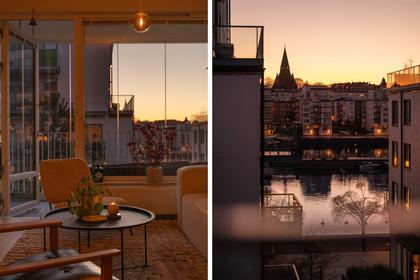 Balkong eller utsiktsbild