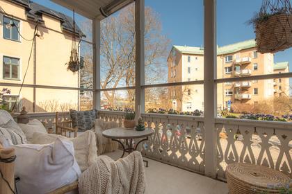 Balkong eller utsiktsbild