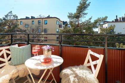 Balkong eller utsiktsbild