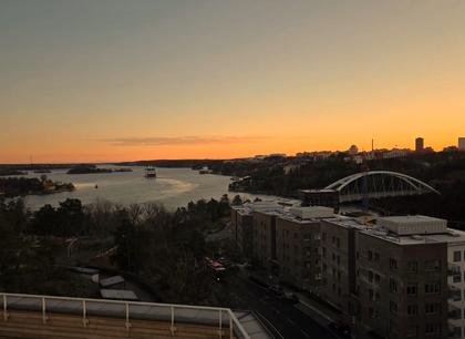 Balkong eller utsiktsbild