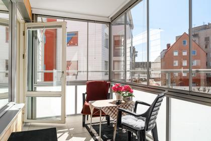 Balkong eller utsiktsbild