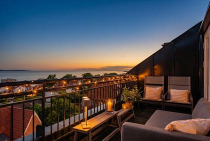 Balkong eller utsiktsbild