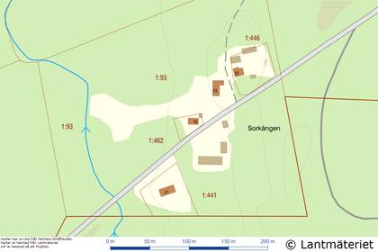 Illustrerad karta över fastigheten eller området