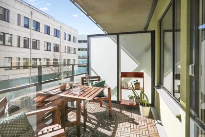 Balkong eller utsiktsbild