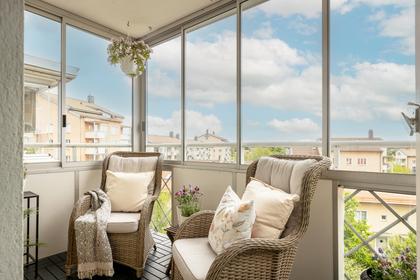 Balkong eller utsiktsbild