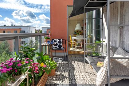 Balkong eller utsiktsbild