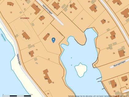 Illustrerad karta över fastigheten eller området