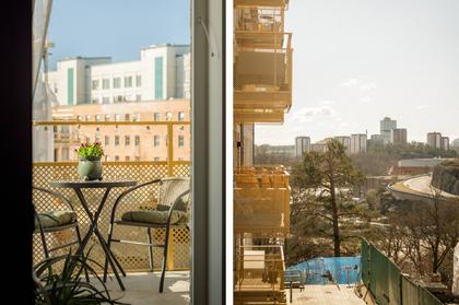 Balkong eller utsiktsbild