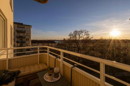 Balkong eller utsiktsbild