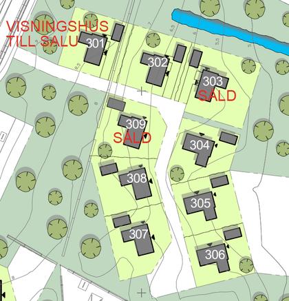 Illustrerad karta över fastigheten eller området