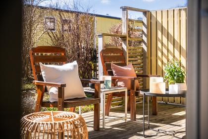 Balkong eller utsiktsbild