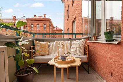 Balkong eller utsiktsbild