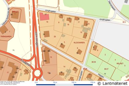 Illustrerad karta över fastigheten eller området