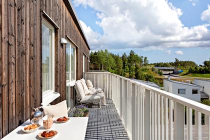 Balkong eller utsiktsbild