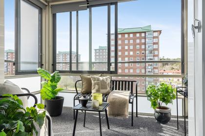 Balkong eller utsiktsbild