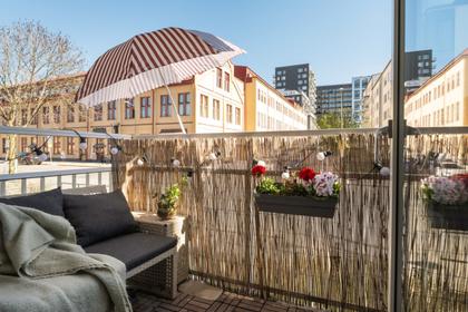 Balkong eller utsiktsbild