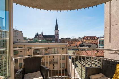 Balkong eller utsiktsbild