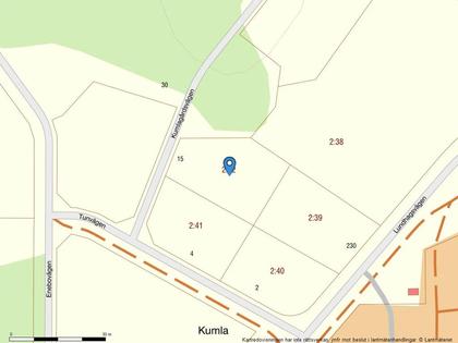 Illustrerad karta över fastigheten eller området