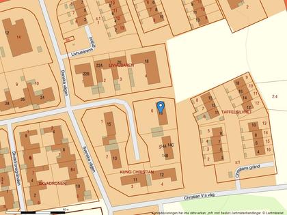 Illustrerad karta över fastigheten eller området