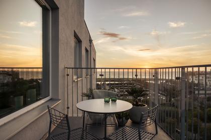 Balkong eller utsiktsbild