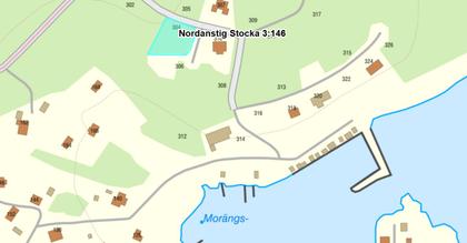 Illustrerad karta över fastigheten eller området