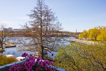 Balkong eller utsiktsbild