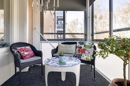 Balkong eller utsiktsbild