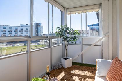 Balkong eller utsiktsbild