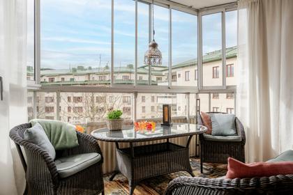 Balkong eller utsiktsbild