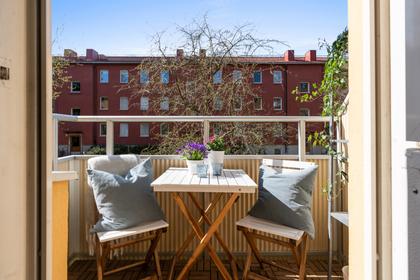 Balkong eller utsiktsbild