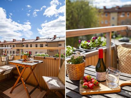 Balkong eller utsiktsbild