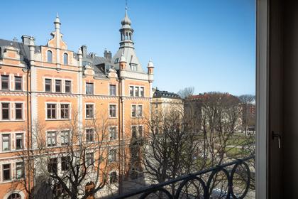 Balkong eller utsiktsbild