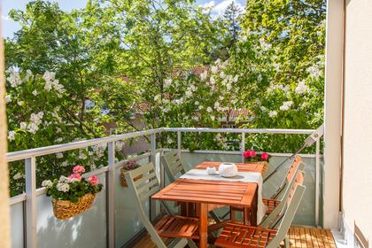 Balkong eller utsiktsbild