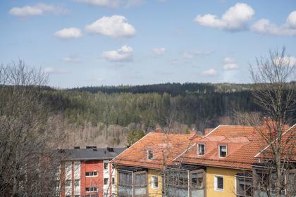 Balkong eller utsiktsbild