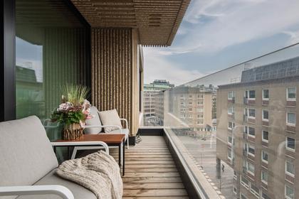 Balkong eller utsiktsbild