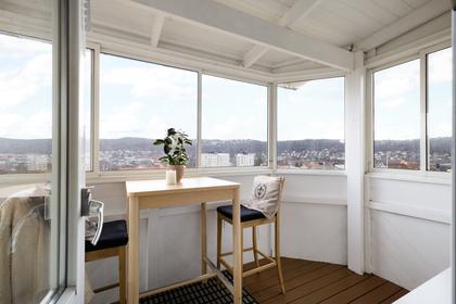 Balkong eller utsiktsbild