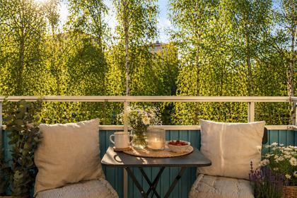 Balkong eller utsiktsbild