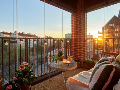 Balkong eller utsiktsbild