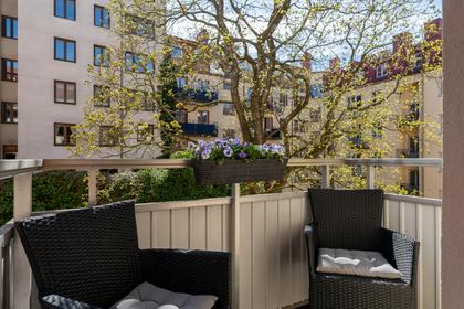 Balkong eller utsiktsbild