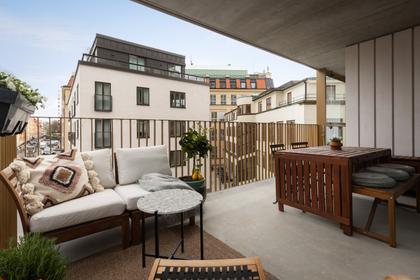 Balkong eller utsiktsbild