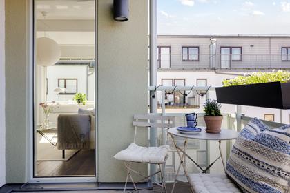 Balkong eller utsiktsbild